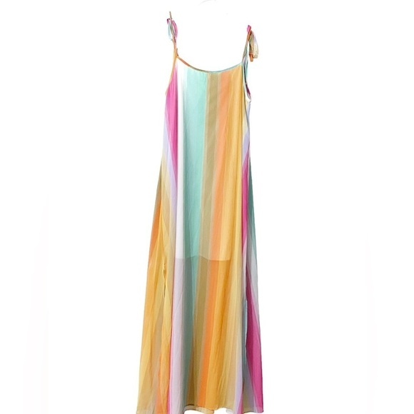 Fantastic Fawn Beautiful multicolor maxi dress! Has pockets and is super flowy! - Picture 1 of 13